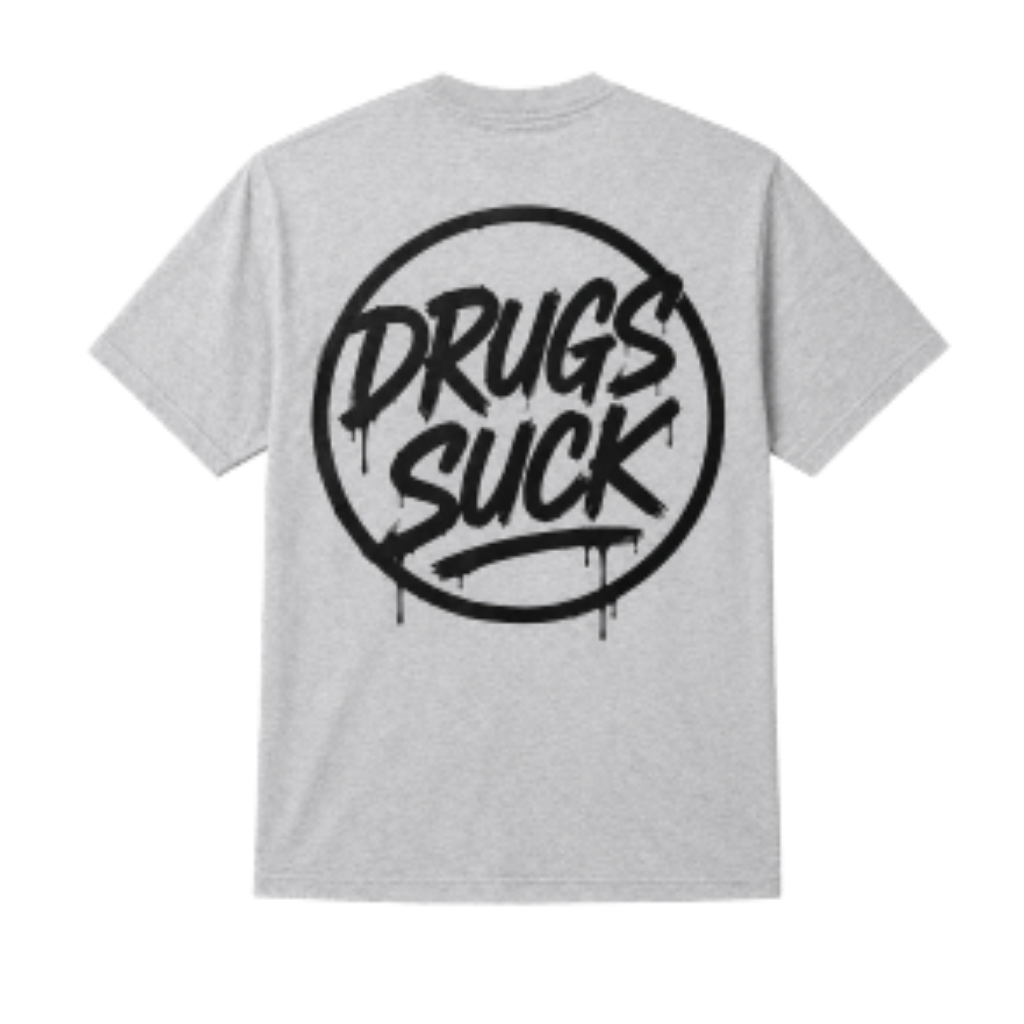 Drug Suck T-Shirt Ash
