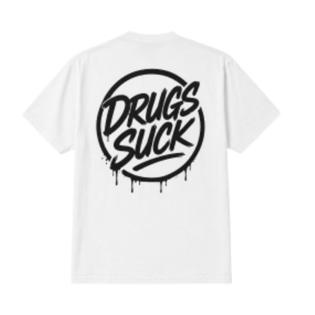 Drug Suck T-Shirt White