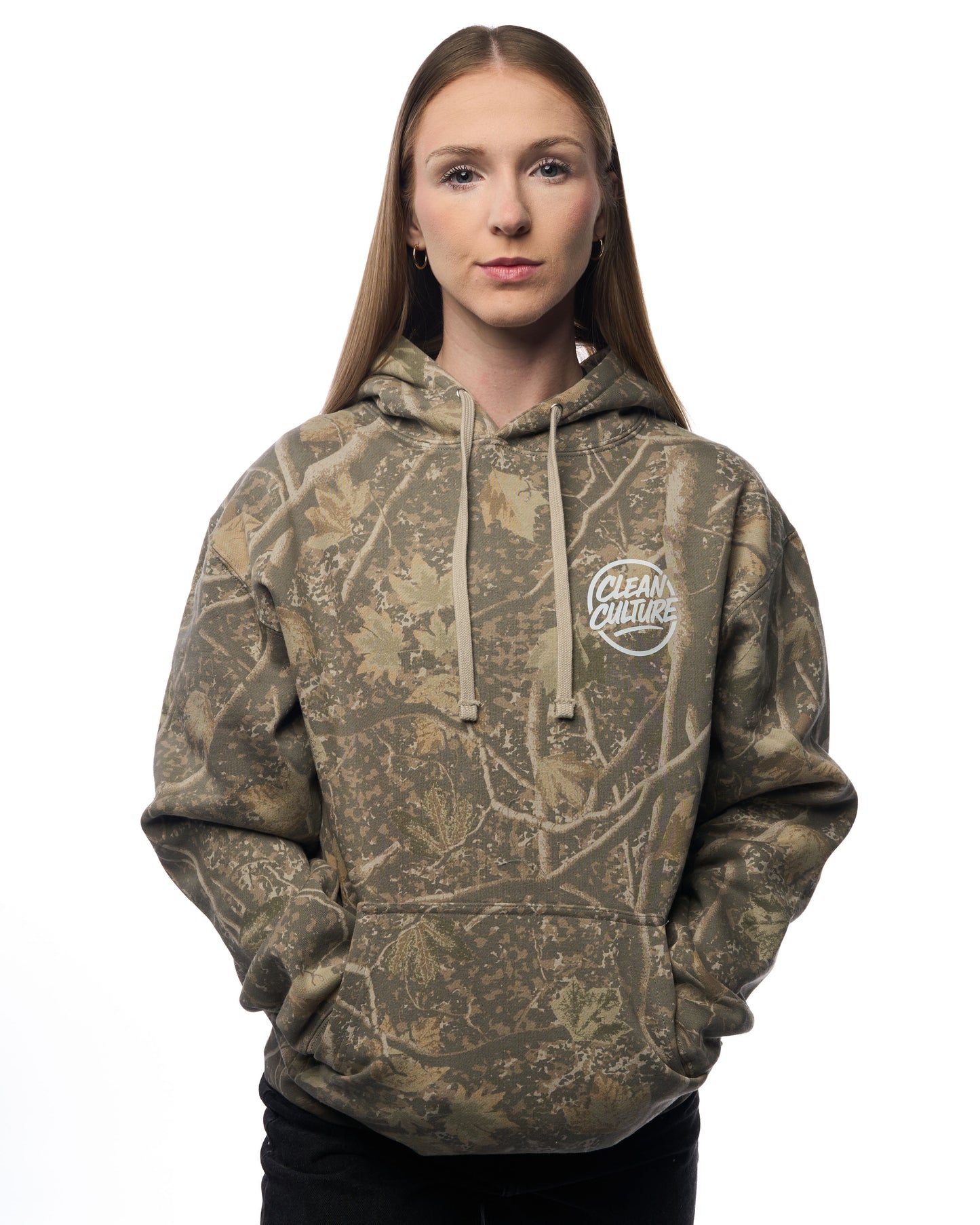 Clean Culture Heavyweight Hoodie Deadwood Camo