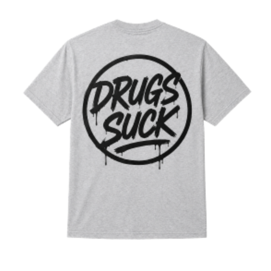 Drug Suck T-Shirt Ash