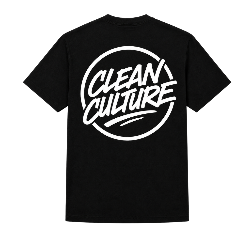 Clean Culture T-Shirt Black