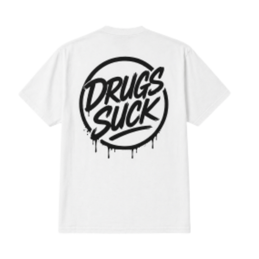 Drug Suck T-Shirt White