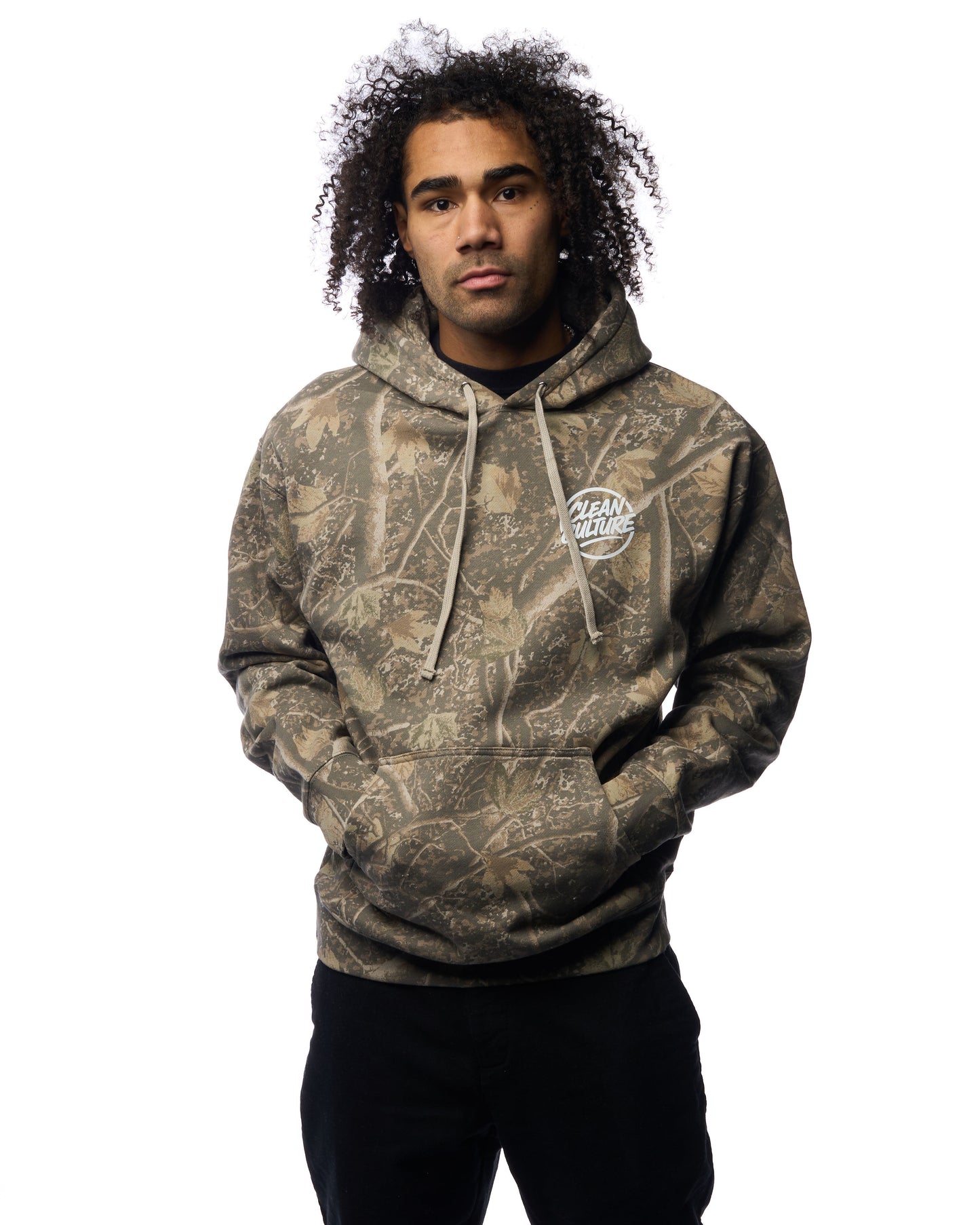 Clean Culture Heavyweight Hoodie Deadwood Camo
