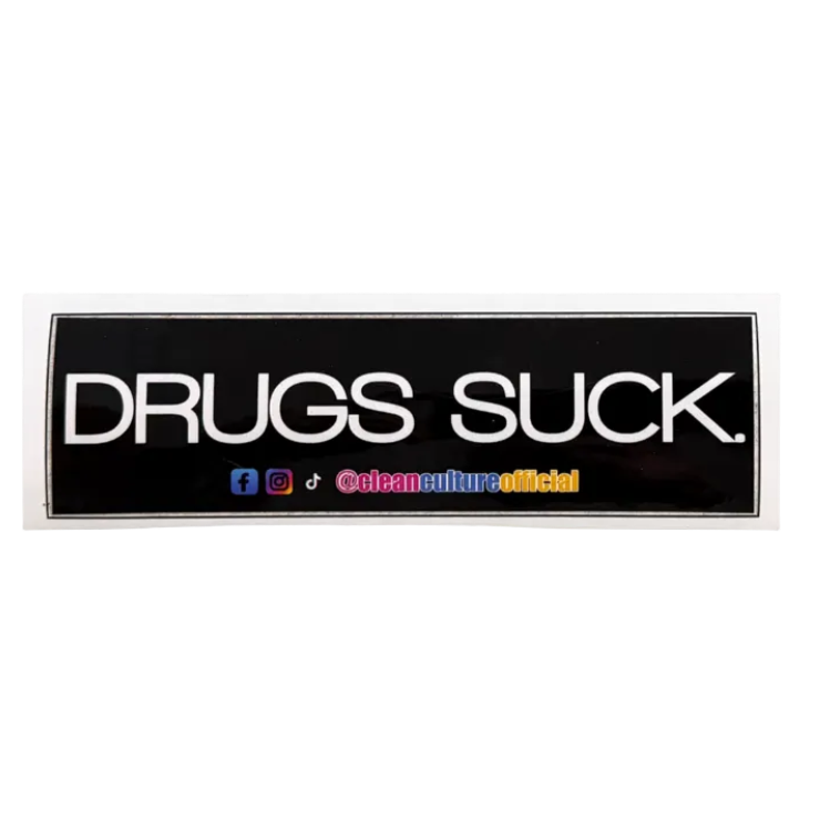 Drugs Suck Sticker