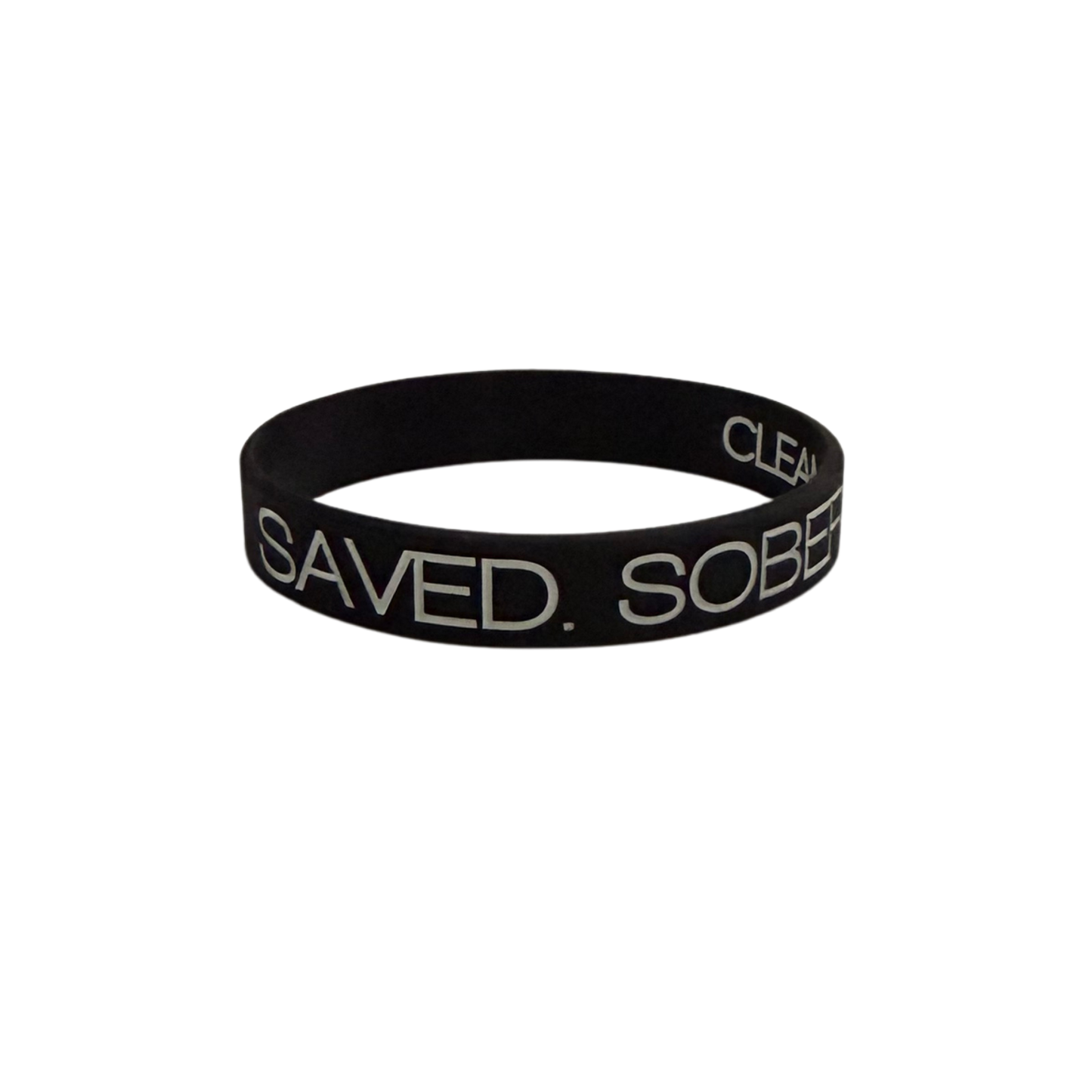 SAVED.SOBER.STRONG Wristband